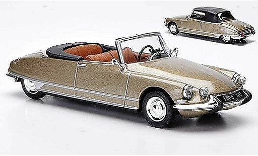 Citroen DS 21 1/43 Norev Cabrio graubeige 1966 modellautos