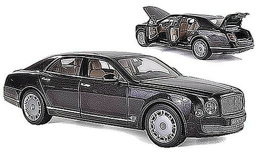 Bentley Mulsanne berline 1/18 Minichamps 2010 braun LHD modellautos