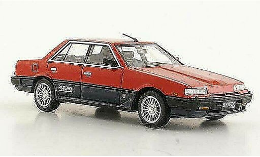 Nissan Skyline 2000 1/43 Hi Story Sedan Turbo -X rot/blau RHD 1984 modellautos