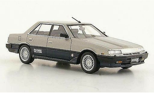 Nissan Skyline 2000 1/43 Hi Story Sedan Turbo -X grau grau/blau RHD 1984 modellautos