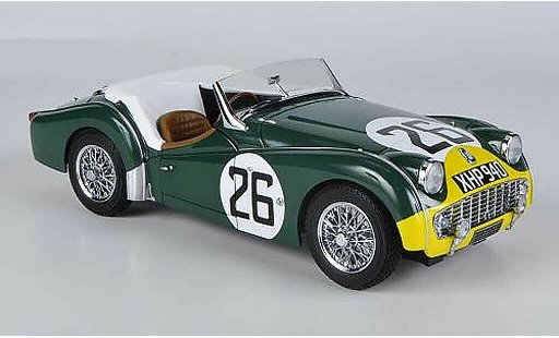 Triumph TR3 S 1/18 Kyosho No.26 24h Le Mans 1959 modellautos
