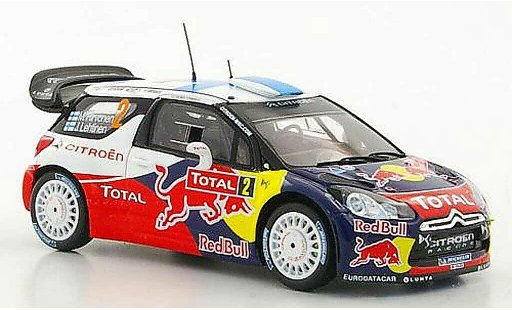 DS Automobiles DS3 WRC 2012 1/43 Spark No.2 Total M.Hirvonen / J.Lehtinen Rally Monte Carlo modellautos