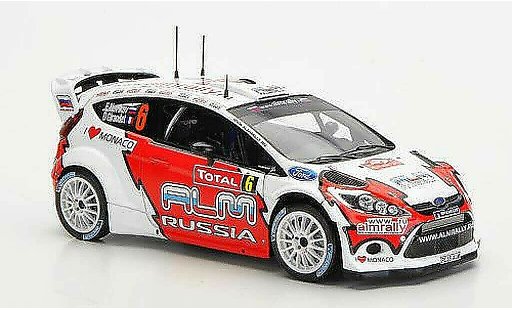 Ford Fiesta WRC 1/43 Spark No.6 ALM Russia Rally Monte Carlo 2012 modellautos