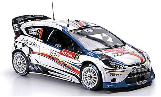 Ford Fiesta WRC 1/43 Spark No.8 Romania Rally Monte Carlo 2012 modellautos
