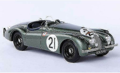 Jaguar XK 120 1/43 Spark No.21 R.Lawrie / I.Waller 24h Le Mans 1951 modellautos