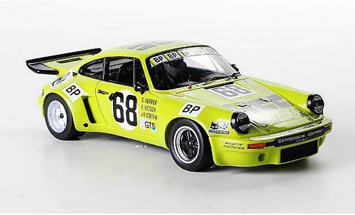Porsche 911 Carrera 1/43 Spark No.68 G.Verrier / F.Vetsch / J.-R.Corthay 24h Le Mans 1975 modellautos