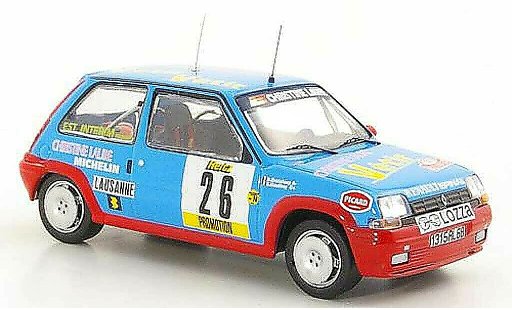 Renault 5 Rallye 1/43 IXO GT Turbo No.26 E.Mauffrey / D.Grataloup Rally Monte Carlo 1988 modellautos