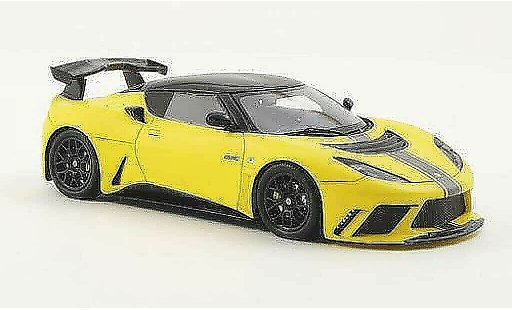 Lotus Evora GTE 1/43 Spark gelb/grau/carbon LHD 2011 modellautos