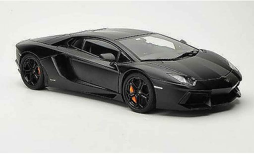 Lamborghini Aventador LP700-4 1/18 Autoart matt schwarz 2011 modellautos