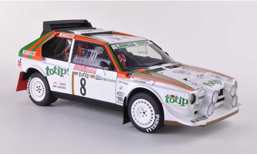 Lancia Delta S4 1/18 Autoart No.8 Rally Sanremo 1986 Cerrato/Cerri modellautos