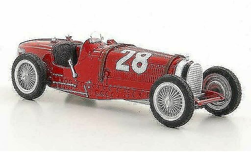Bugatti Type 59 grand prix 1/18 Brumm No.28 T.Nuvolari GP Monaco 1934 modellautos