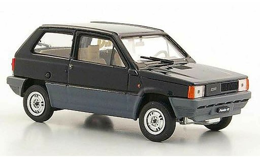 Fiat Panda 45 1/43 Brumm schwarz 1980 modellautos