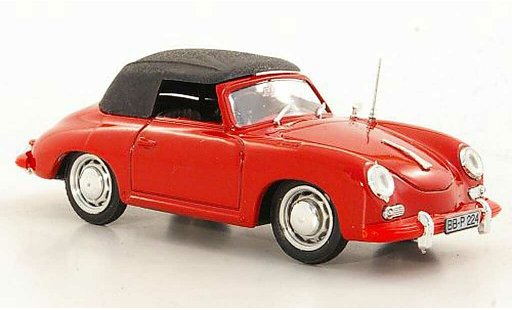 Porsche 356 1963 1/43 Brumm C Cabrio rot modellautos