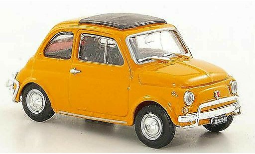 Fiat 500 L 1/43 Brumm gelb 1968 modellautos