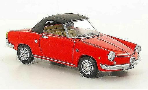 Abarth 850 Spyder 1/43 Lux B Riviera rot/schwarz 1959 modellautos