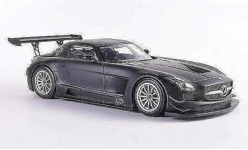 Mercedes SLS GT3 1/18 Minichamps AMG mattschwarz Plain Body Version 2011 modellautos