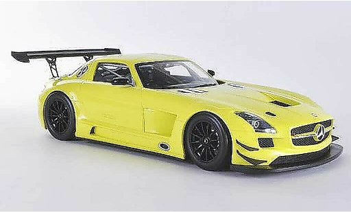 Mercedes SLS GT3 1/18 Minichamps AMG Street gelb 2011 modellautos