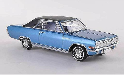 Opel Diplomat A Coupe 1/43 Minichamps A V8 blau/schwarz Sondermodell MCW 1965 modellautos