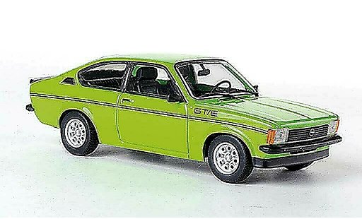 Opel Kadett C GT/E 1/43 Minichamps gr&Atilde;&frac14;n Sondermodell MCW 1978 modellautos