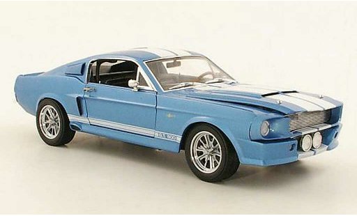 Shelby GT 500 1967 1/18 Shelby Collectibles Super Snake blau/weiss modellautos