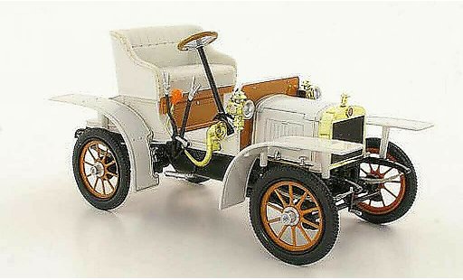 Laurin Klement Voiturette Base 1/18 Abrex Laurin-Klement grau-weiss 1905 modellautos