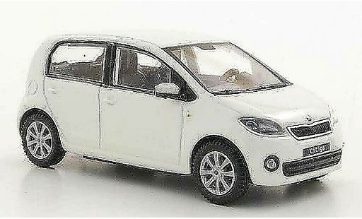 Skoda Citigo 5 portes 1/43 Abrex weiss 5- 2012 modellautos