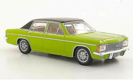 Opel Admiral B 1/43 Hachette gr&Atilde;&frac14;n/schwarz (ohne Magazin) 1969 modellautos
