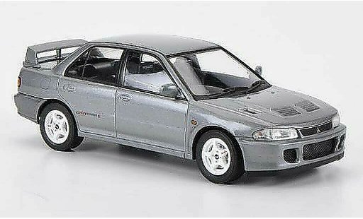 Mitsubishi Lancer Evolution II 1/43 HPI GSR grau RHD 1994 modellautos