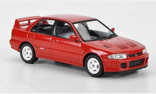 Mitsubishi Lancer Evolution II 1/43 HPI GSR rot RHD 1994 modellautos