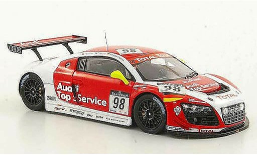 Audi R8 lms 1/43 Spark No.98 Top Service Fassler / Piccini / Rockenfeller 24h Spa 2011 modellautos