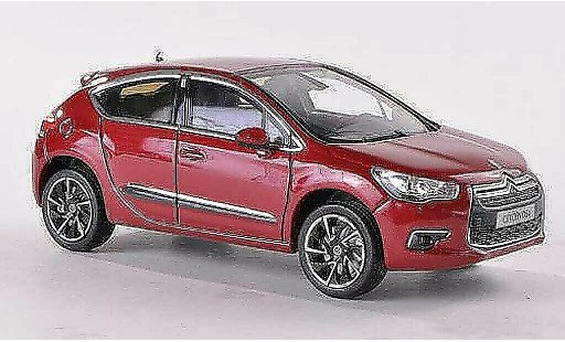 DS Automobiles DS4 Berline 1/43 Norev rot 2011 modellautos