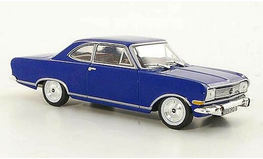 Opel Rekord B 1/43 Hachette Coupe blau (ohne Magazin) 1965 modellautos