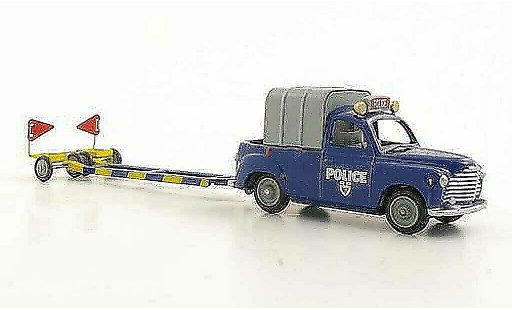 Renault Colorale Base 1/43 CIJ Police avec Anhanger modellautos