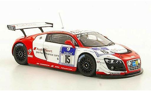 Audi R8 lms 1/43 Spark No.15 Sport Haase / Hennerici / Stippler / Winkelhock ADAC 24h Nurburgring 2011 modellautos