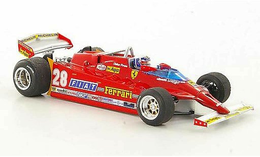 Ferrari 126 CK 1/43 Brumm Turbo No.28 D.Pironi GP USA West modellautos