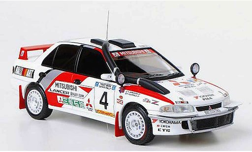 Mitsubishi Lancer Evolution II 1/43 HPI No.4 RalliArt P.Kuukkala / K.Shinozuka Safari Rally 1994 modellautos