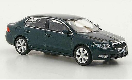 Skoda Superb 2009 1/43 Abrex II gr&Atilde;&frac14;n modellautos