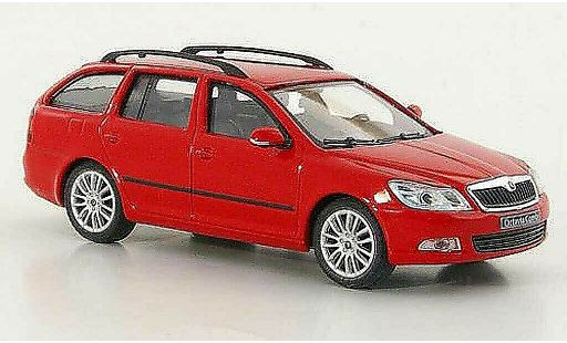 Skoda Octavia Combi 1/43 Abrex II rot 2008 modellautos