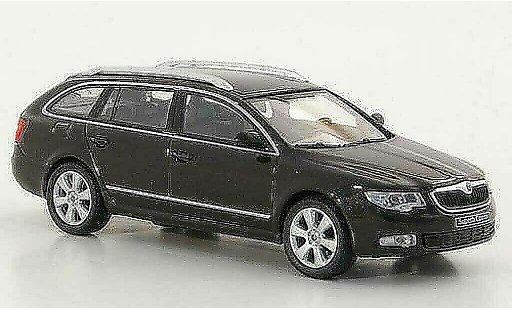 Skoda Superb 2009 1/43 Abrex II Combi braun modellautos