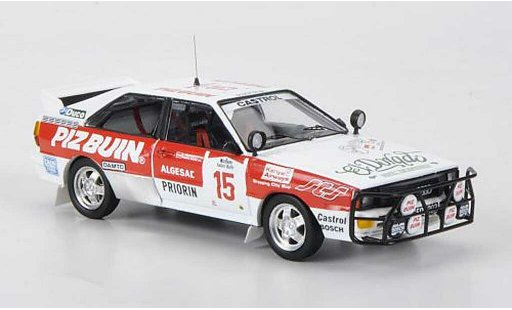 Audi Quattro rallye 1/43 Trofeu No.15 Piz Buin F.Wurz / C.Brandstetter Safari Rally 1984 modellautos
