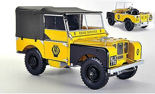 Land Rover Series 1 Base 1/18 Minichamps AA Road Service gelb 1948 modellautos