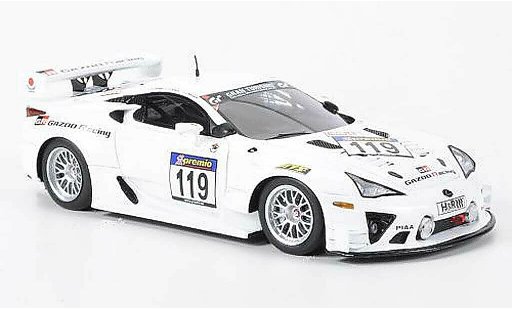 Lexus LFA Nurburgring Package 1/43 Ebbro No.119 4h Rennen VLN 2011 modellautos