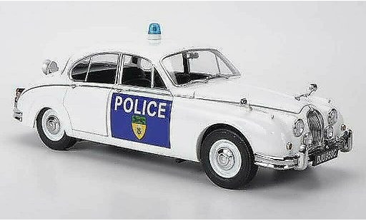Jaguar MK 2 1/18 Model Icons Leicestershire & Rutland Constabulary Polizei (GB) RHD 1965 modellautos
