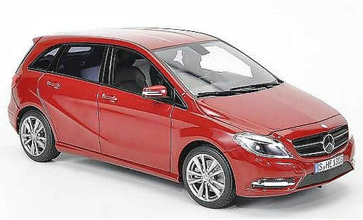 Mercedes Classe B Base 1/18 Norev B180 rot 2011 modellautos