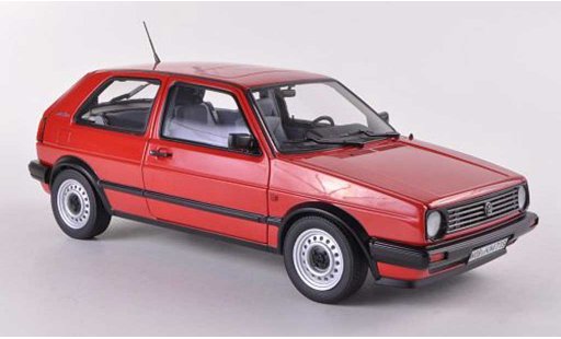 Volkswagen Golf Base 1/18 Norev CL rot 1987 modellautos