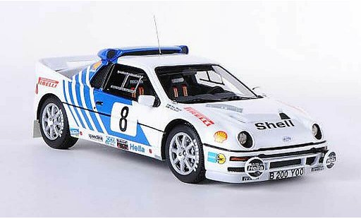 Ford RS 200 Rally 1/43 HPI No.8 K.gr&Atilde;&frac14;ndel / B.Melander Schweden 1986 modellautos
