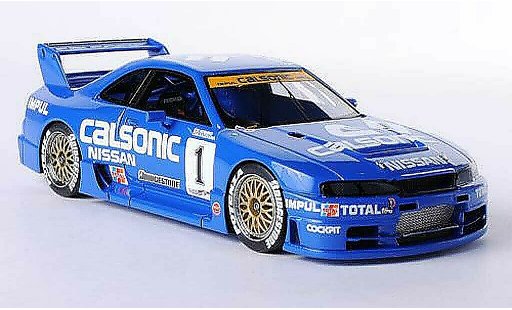 Nissan Skyline R32 1/43 HPI GT-R No.1 Calsonic K.Hoshino / M.Kageyama JGTC Sendai 1995 modellautos