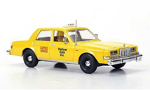 Dodge Diplomat Taxi 1/43 First Response Yellow Cab Co 1985 modellautos