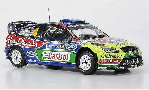 Ford Focus RS WRC 1/43 IXO 09 No4 BP/Abu Dhabi Rally Finnland 2010 modellautos