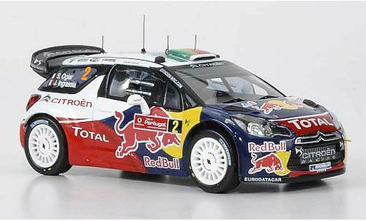 DS Automobiles DS3 WRC 2011 1/43 IXO No.2 Red Bull Ogier/Ingrassia Rally Portugal modellautos